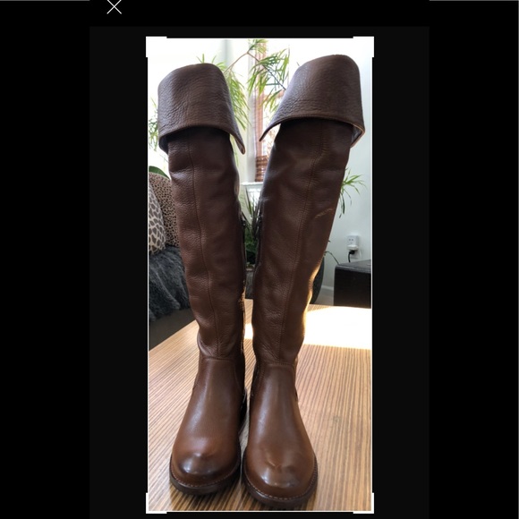 FRYE Shirley Over the Knee Riding Boots NEW - Picture 2 of 7